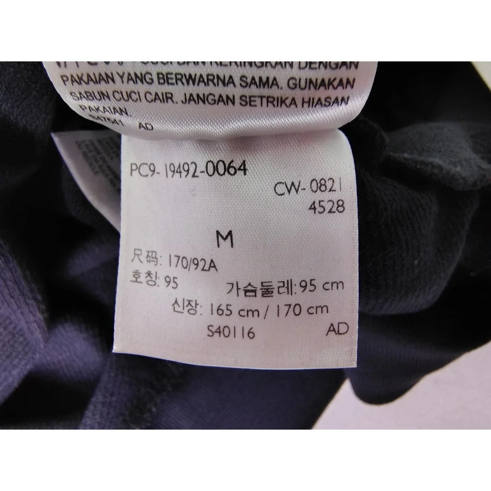 Levis Mens Sweatshirt Black Camo Batwing Logo Graphic Pullover Fleece Crewneck M